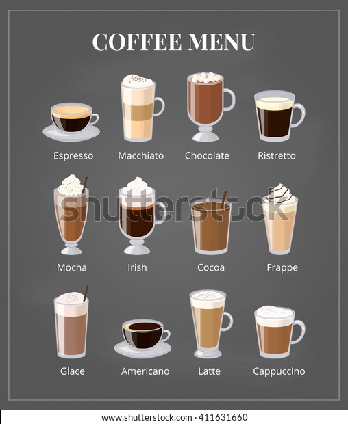 Vind Stockafbeeldingen In Hd Voor Koffie Menu Op Krijtbord Verschillende Soorten En Miljoenen Andere Rechtenvrije Stockfoto S Illustraties En Vectoren In De Shutterstock Collectie Elke Dag Worden Duizenden Nieuwe Afbeeldingen Van Hoge Kwaliteit