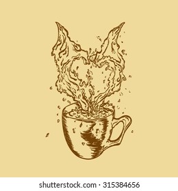 coffee and milk