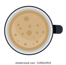 coffee with milk cup drink