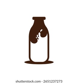 coffee milk jucice abstract logo modern style
