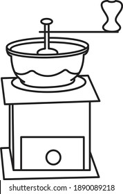 Coffee mill, Coffee, grinder, manual, mill icon