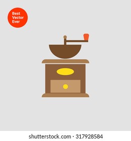 Coffee mill icon