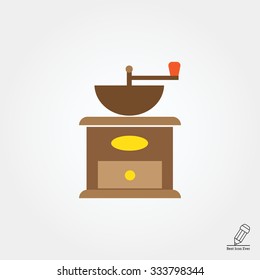 Coffee mill icon