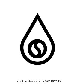 Coffee mini line, icon, background and graphic. The icon is black and white, linear  flat, vector, pixel perfect, minimal, suitable for web and print. 