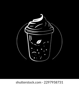 Coffee - Minimalist and Flat Logo - Vector illustration