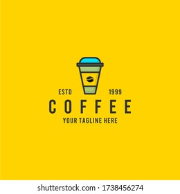 Coffee minimalist logo design inspiration