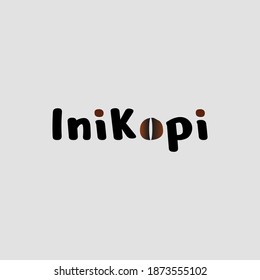 Coffee minimalist logo vector. Great for cafes and coffee shops.