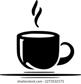 Coffee | Minimalist and Simple Silhouette - Vector illustration