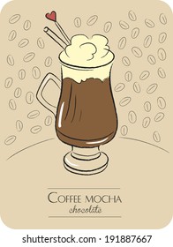 Coffee mocha chocolate