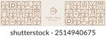 Coffee modern geometric pattern in mosaic line tiles, vector background. Coffee cup and moka pot with cappuccino and espresso, coffee beans and hot chocolate in geometric pattern. Web banner.