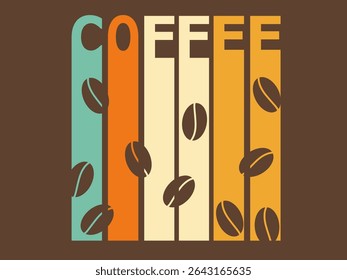 Coffee Modern Popular Drink Theme. Contemporary Lifestyle Beverage Symbol. Latte, Cappuccino, Americano Coffee Morning Drink. Cafe Bar Card Web Banner Design Element. Bean Shop Advertising. 