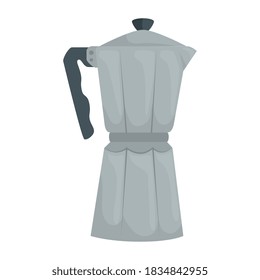 coffee moka pot design of drink caffeine breakfast and beverage theme Vector illustration