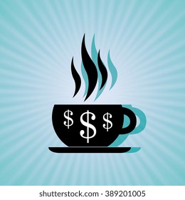 coffee is money design 