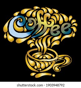 Coffee morning,  doodle  and  illustration