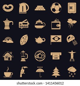 Coffee morning icons set. Simple set of 25 coffee morning vector icons for web for any design