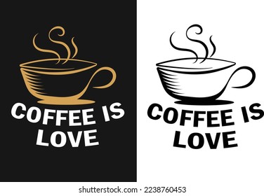 Coffee Motivational Slogan Inscription T-shirt Design. T-shirt Template with a Cute  Cup Cartoon Character, Vector Quotes, Illustration for Prints on Coffee T-shirts
