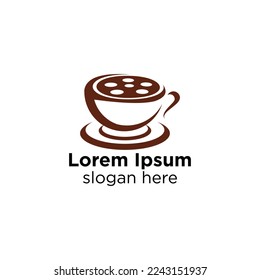 coffee movie logo concept, food and drink logo design vector