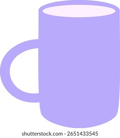 coffee mug in bright neon color