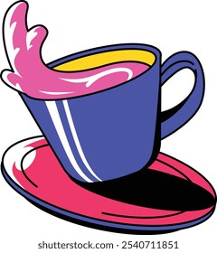 Coffee and Mug Business Illustration