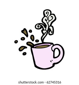 coffee mug cartoon