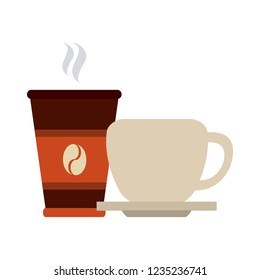 Coffee mug and cup to go