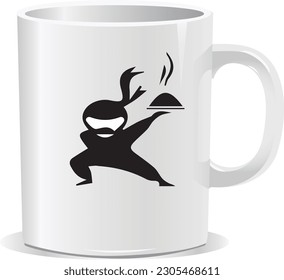 Kaffeebecher, Vektorgrafik Design eps 