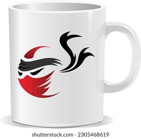 coffee mug cup vector art design eps 
