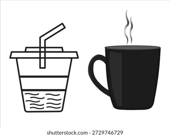 Coffee Mug Design Art Print Ready