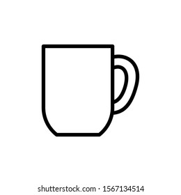 Coffee mug design, Drink breakfast beverage bakery restaurant and shop theme Vector illustration