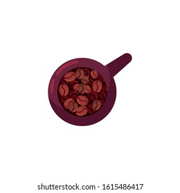 Coffee mug design of time drink breakfast beverage shop morning store aroma and caffeine theme Vector illustration