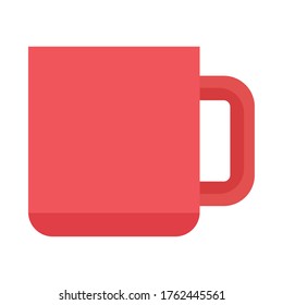 Coffee mug diseño de la bebida del desayuno bebería tienda mañana aroma de la tienda y cafeína Tema Vector ilustración