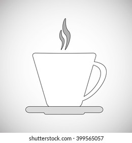 Coffee mug  design, vector illustration