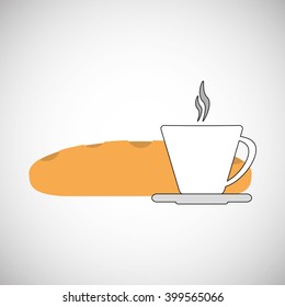 Coffee mug  design, vector illustration