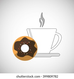 Coffee mug  design, vector illustration