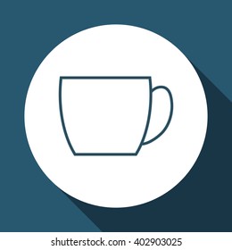 coffee mug design , vector illustration
