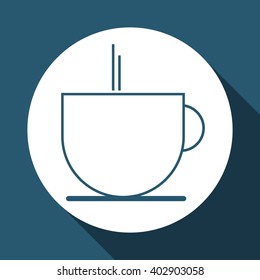 coffee mug design , vector illustration