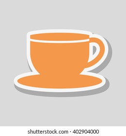 coffee mug design , vector illustration