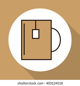 coffee mug design , vector illustration