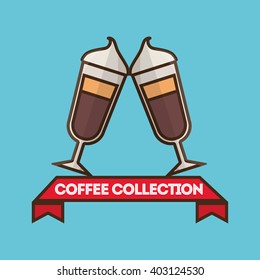 coffee mug design , vector illustration