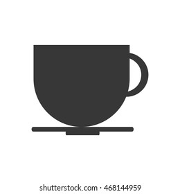coffee mug drink beverage icon. Isolated and flat illustration