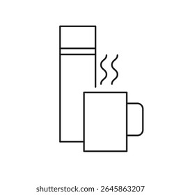 Coffee Mug Editable line icon	