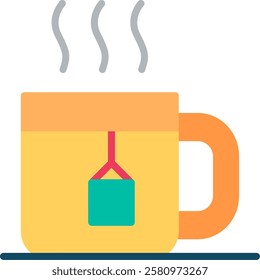 Coffee Mug Flat Illustration Vector Design