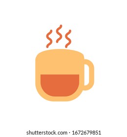 diseño de ilustración vectorial de icono de tazón de café