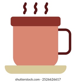 Caneca de café ícone Freelancer ilustração vetorial