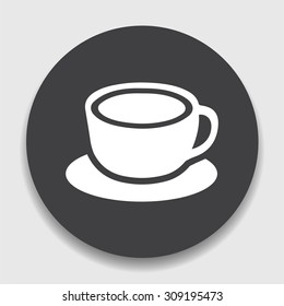 coffee mug icon button