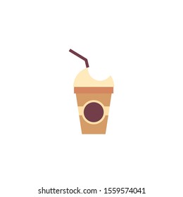 coffee mug icon design, Drink beverage liquid menu restaurant store and shop theme Vector illustration