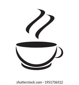 Coffee mug icon design template vector illustration
