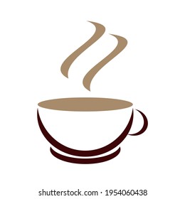 Coffee mug icon design template vector illustration