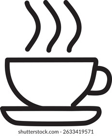 Coffee Mug Icon Flat Design