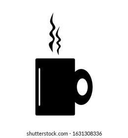 coffee mug icon isolated on white background. vector illustration 